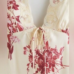 Abercrombie & Fitch Floral Satin Dress